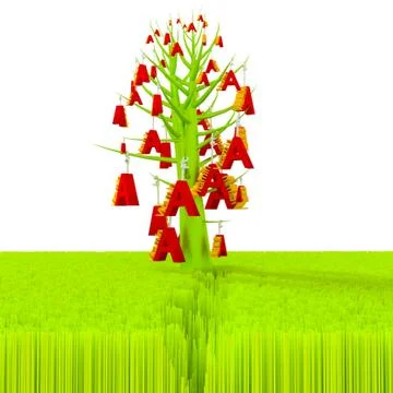 3d vitamins. Stock Illustration