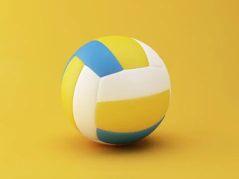 3d Volley Ball Stock Illustration