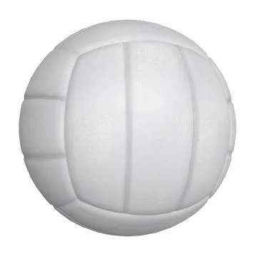 3D Volleyball Ball Stock Illustration