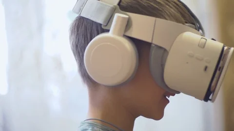 3D VR glasses. Stock Footage 119906026