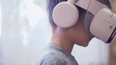 3D VR glasses. Stock Footage 119906052