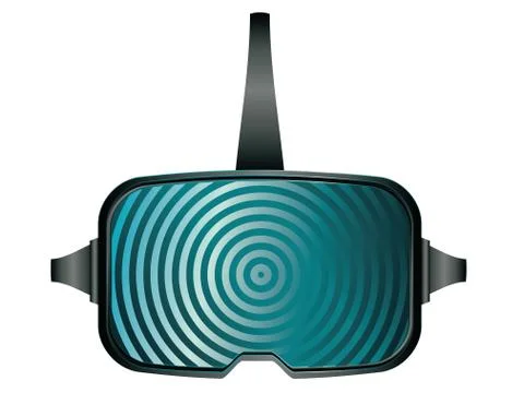 3d VR Glasses Иллюстрация