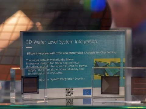 3D Wafer Level System Integration for Efficient Cooling Solutions Stock Photos