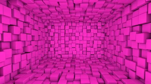 A-3d wall-five Illustrazione stock