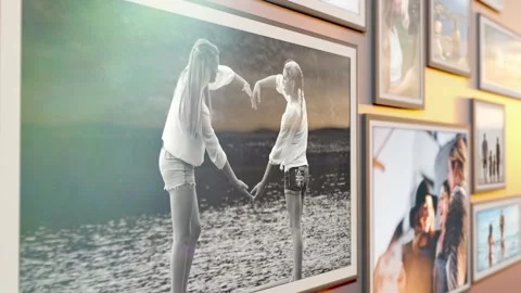 3D WALL MEMORIES SLIDESHOW Stock After Effects