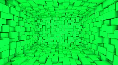 A-3d wall-nine Stock Illustration