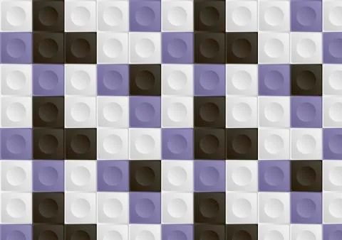 3d wall panel background. Modern shape texture Stock Illustration