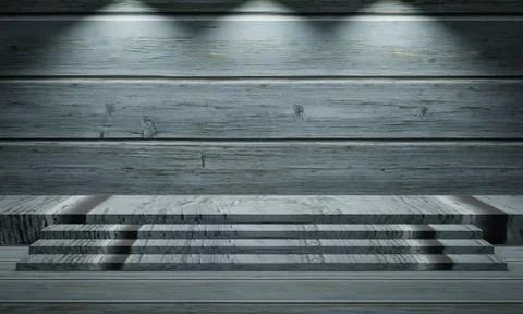 3d wall stage concrete texture Stock Photos