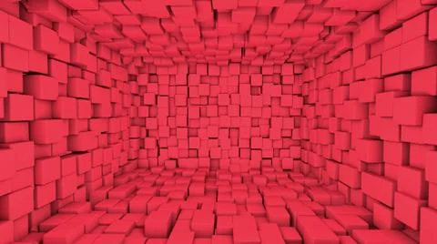 A-3d wall-ten Stock Illustration