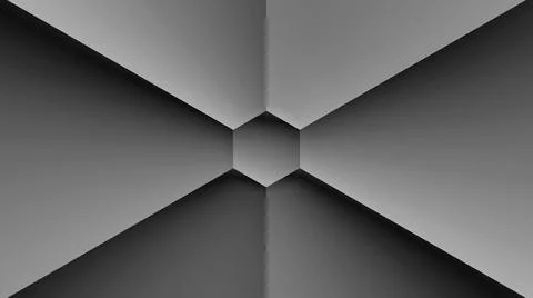 3d Wall tile. Black and white design for tiles, T shirt, sari and bed sheet. Stock Illustration