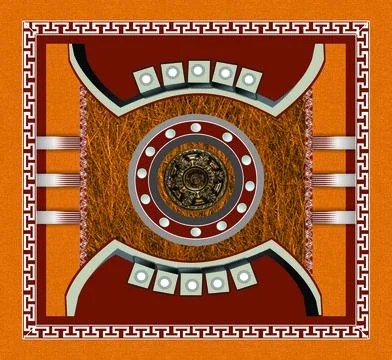 3D wallpaper background, High quality rendering decorative イラスト素材