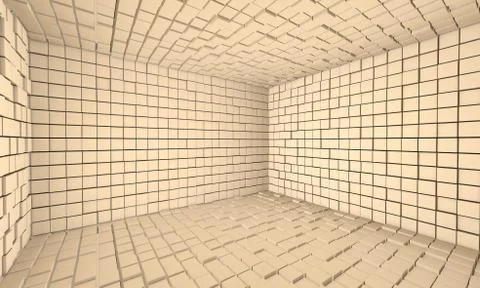 3D wallpaper Stock Illustration