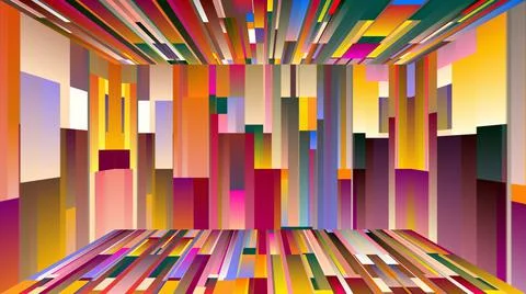 3d wallpaper for interior decoration. Stock Illustration