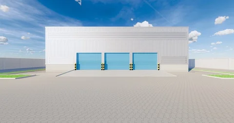 3d warehouse building Stock Footage 125902013