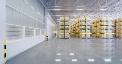 3d warehouse move pan Stock Footage 125006451