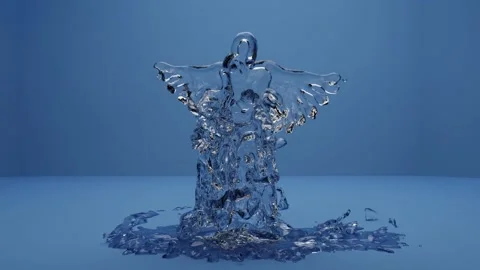 3d water man dancing Stock Footage 231627344