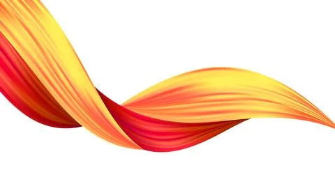 3d Wave Liquid shape color background. Stock-Illustration