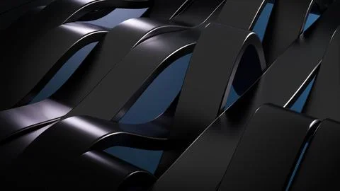 3d wave surface Stock Illustration