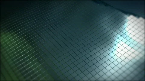 3D Wave Tiles HD Loop Stock Footage 482592