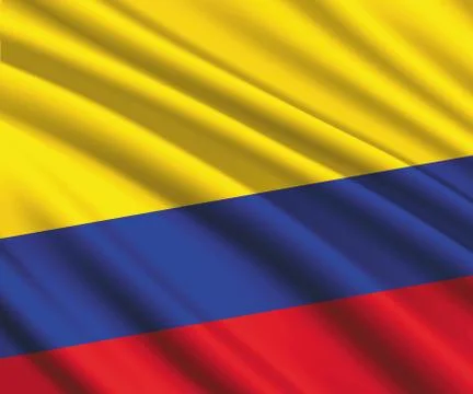 3d waving flag Stockillustratie