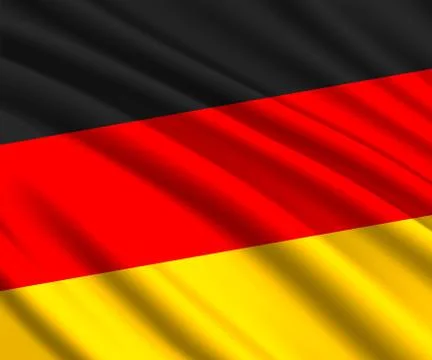 3d waving flag Stock-Illustration