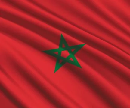 3d waving flag Stock-Illustration