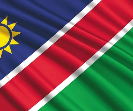 3d waving flag Stock-Illustration