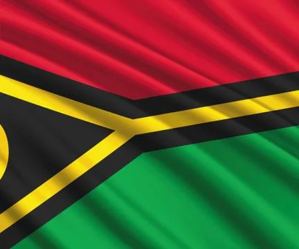 3d waving flag Illustrazione stock