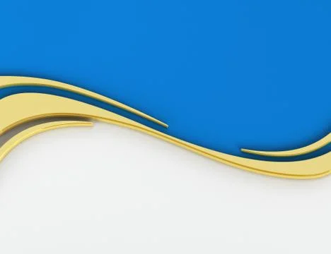 3D Wavy background Stock Illustration