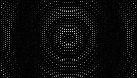 3D wavy black background with ripple effect. Grid surface with particle. Vector Stock Illustration