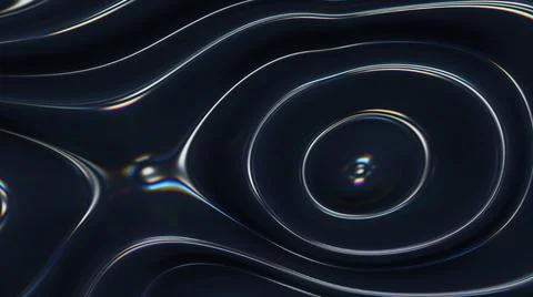 3d wavy fluorescent surface. Stock Illustration