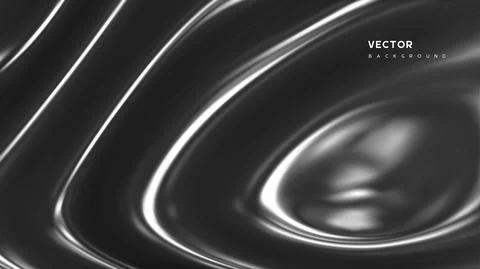 3d wavy metal surface. Illustrazione stock