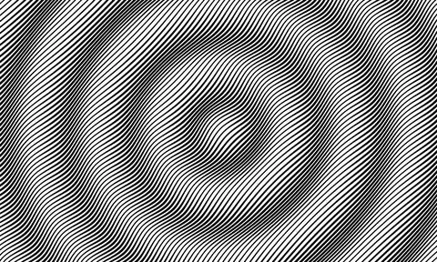 3D wavy overlay background with ripple effect. Wavy lines surface. Vector Stock Illustration