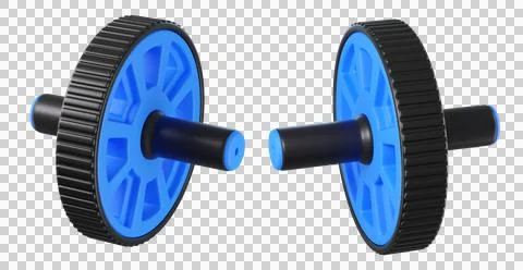 3d wheel ab roller Stock Illustration