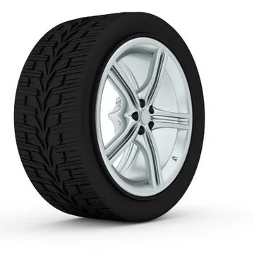 3d wheel. Stock Illustration