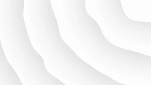 3d white Abstract wavy background, seamless loop animation 4K footage Video stock 300470591