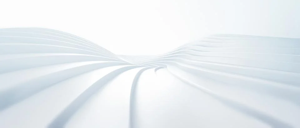 3D White Background Stock Illustration