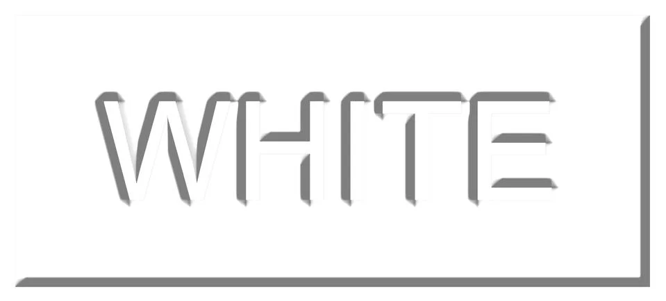 3d White Badge Illustrazione stock