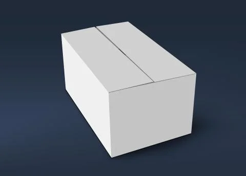 3D White Box mock up concept series Stock-Illustration