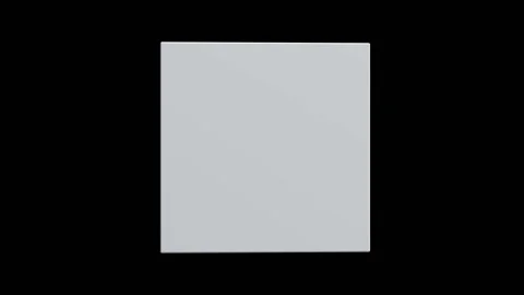 3d White box rotate Stock Footage 101404740