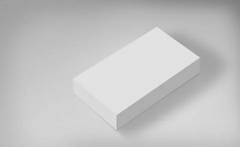 3D White Boxes on Ground Concept Series Stock-Illustration