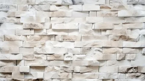 3d white brick backgronud Ilustración de archivo