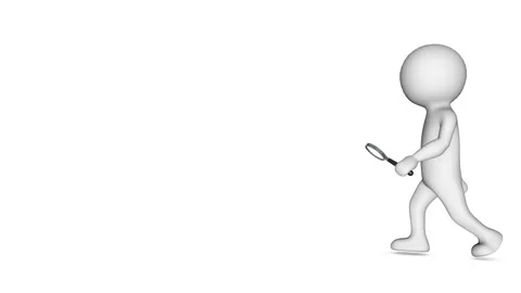 3D White character. Expert. Bad-opinion 스톡 동영상 120136827