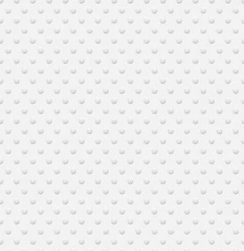 3D White circles seamless pattern background and texture. Stock Illustration