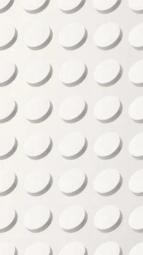 3d white geometric embossed circles abstract texture background creating cl.. Illustrazione stock