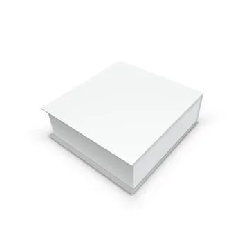 3D White Gift Box Packing For Branding Illustrazione stock