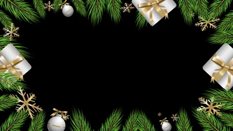 3D White Gifts Bllas Frame 스톡 동영상 256349152