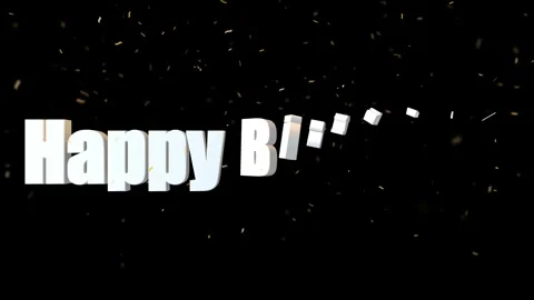 3D white letters floating in dark space with particles and bokeh light effects 库存影片 342894026