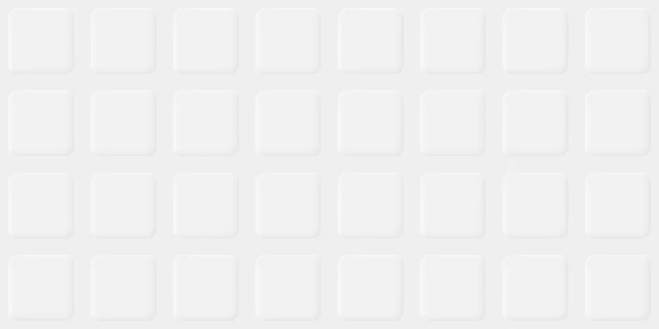 3D white rounded square button seamless pattern background graphic illustra.. Stock Illustration