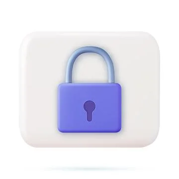 3D white square icon button 스톡 일러스트